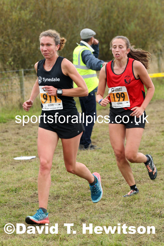 Senior womens 2021 North Eastern Harrier League, Druridge Bay. Photo: David T. Hewitson/Sports for All Pics
